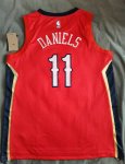 NBA 11 Daniels New Orleans Pelicans Maillot Rouge